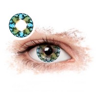 Кольорові контактні лінзи Solente Agata Blue Jade